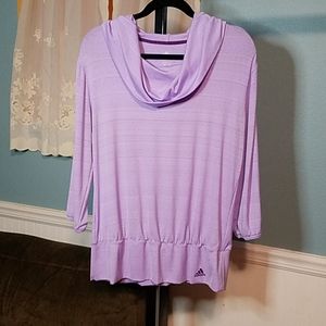 Adidas Cowl Neck Hooded Top